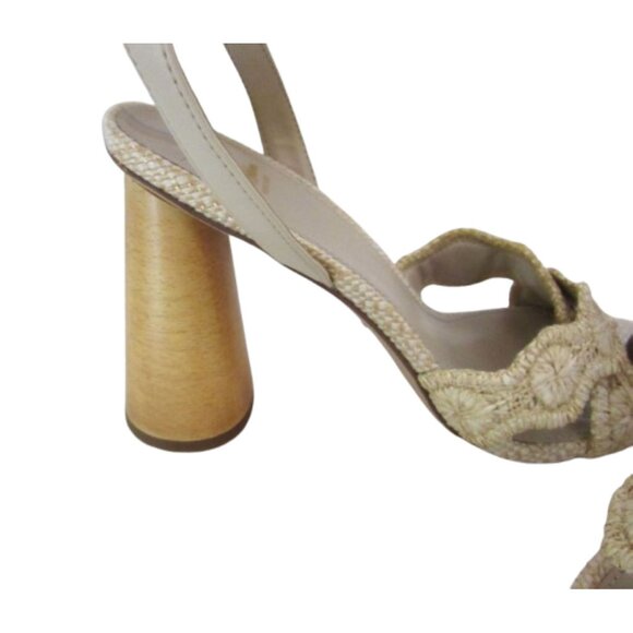 Sam Edelman Kacie Ankle Strap Sandals w Wood Block Heel Size 9M - Picture 3 of 6